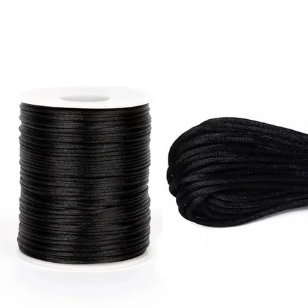 قيطان اكسسوارات حرير ساتان مقاس 2 ملي