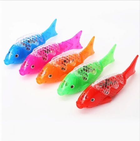 متعة محاكاة السمكة التعليمية المضيئة المتحركة للطفل والقطط