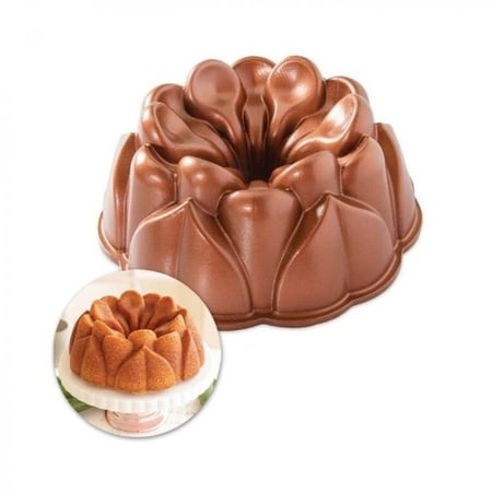 قالب مفتوح من الوسط على شكل زهرة المانوليا، نورديك وير-Nordicware