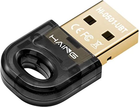 محول مايكرو USB بلوتوث 5.0 للكمبيوتر، دونجل صغير USB بلوتوث 5.0 للكمبيوتر وسماعات الرأس ومكبرات الصوت والكيبورد والماوس والطابعة ويندوز 10/8.1/8/7