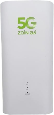 شبكة الجيل الخامس CPE 5 من شركة زين  واي فاي 6 3000 ميجابت لكل ثانية جميع الشرايح