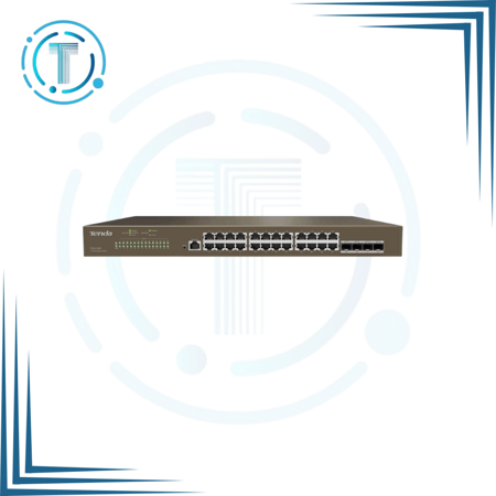 محول TEG5328P-24-410W L3 مدار يدعم تقنية PoE