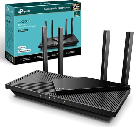 TP-LINK Archer AX55 AX3000 Dual Band Gigabit Wi-Fi 6 Router
