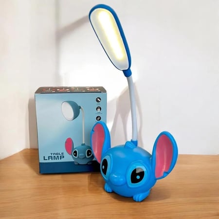 ابجورة اضاءة ستيتش مصباح مكتبي مع مبراة اقلام Stitch Lighting Table Lamp with Pencil Sharpener