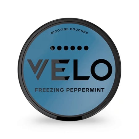 اظرف نيكوتين فيلو نعناع VELO Freezing Peppermint MAX (17 mg/pouch)