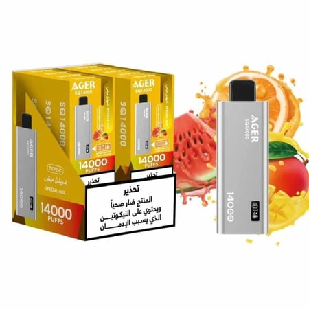 فيب اجير اسبيشل ميكس 14000 سحبة Vape Ager Special Mix 14000 Puffs