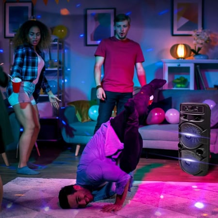 سماعة كبيرة مكبر صوت بلوتوث شحن ريموت كنترول و مايك Large Bluetooth Speaker with Charging Remote Control and Mic