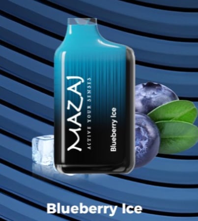 فيب مزاج ماتريكس 17000 سحبة توت ازرق ايس Vape Mazaj Matrix 17000 Puffs Blueberry Ice