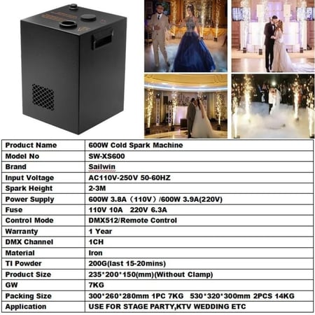 جهاز شرار حفلات Party sparkler device