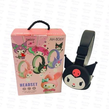 سماعة بلوتوث كيرومي اسود Kiromi Bluetooth Headset Black