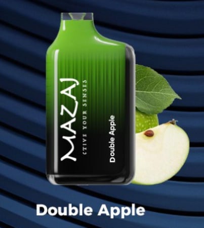 فيب مزاج ماتريكس 17000 سحبة تفاحتين  Vape Mazaj Matrix 17000 Puffs Two apples