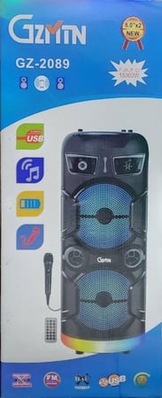 سماعة كبيرة مكبر صوت بلوتوث شحن ريموت كنترول و مايك Large Bluetooth Speaker with Charging Remote Control and Mic