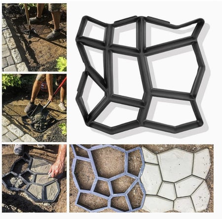 قالب اسمنتي حجري