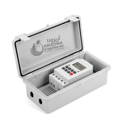 تايمر كهربائي 30A 220V , تايمر الكتروني + علبة حماية ضد الماء