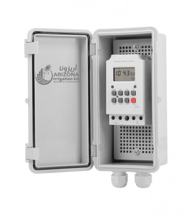 تايمر كهربائي 30A 220V , تايمر الكتروني + علبة حماية ضد الماء