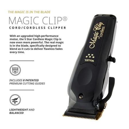 Wahl Magic Clip Cordless Black