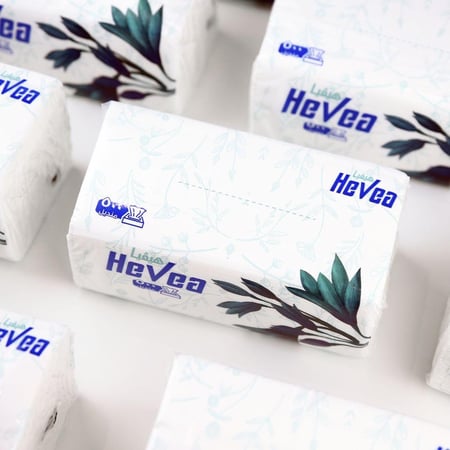 مناديل هيفيا 500 منديل مفرد - متجر مثالية النظافة