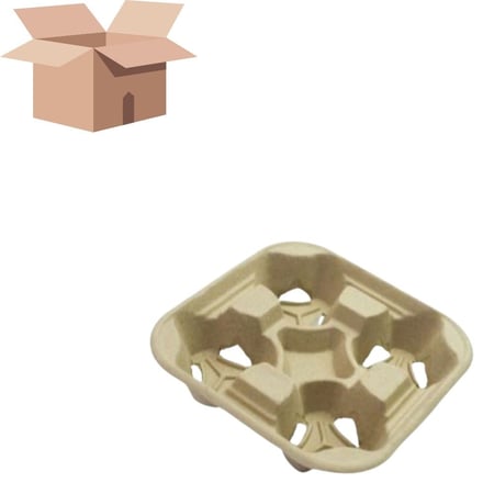 كرتون حامل اكواب رباعي 300 حبة - متجر مثالية النظافة