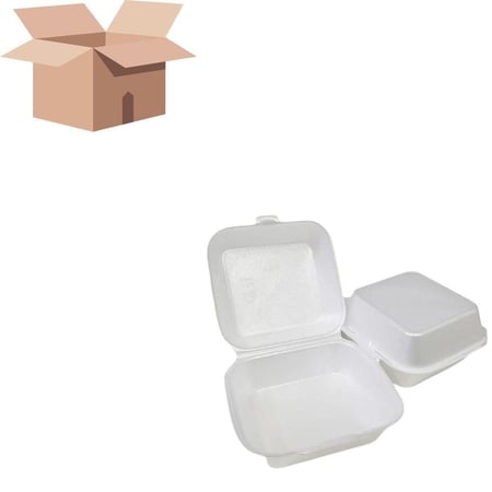 علب برجر فوم مقاس صغير 500 حبة - متجر مثالية النظافة