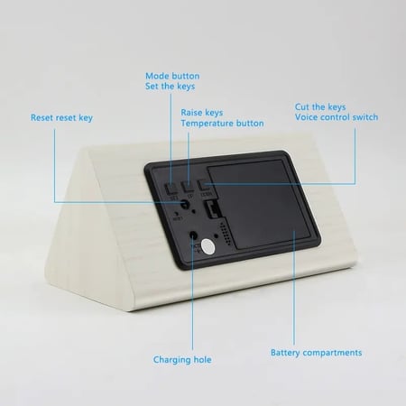 الساعة الخشبية