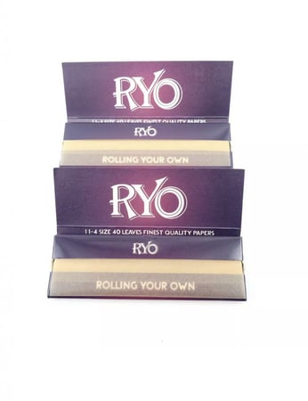 ورق لف ريو بني وسط ، RYO Rolling Paper
