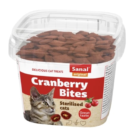 سنال أقراص مكافآت صحية بالدجاج والتوت البري للقطط المعقمة 75 غ