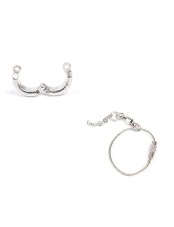 هارنس من الفولاذ المقاوم للصدأ مع خاتم للقدم 50 سم