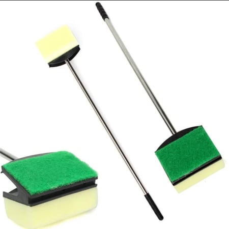 فرشاة تنظيف زجاج حوض الأسماك