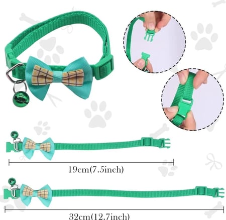 طوق قطط شكل فيونكا