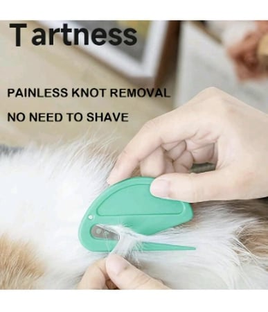 أداة فك تشابك وعُقد شعر القطط والكلاب