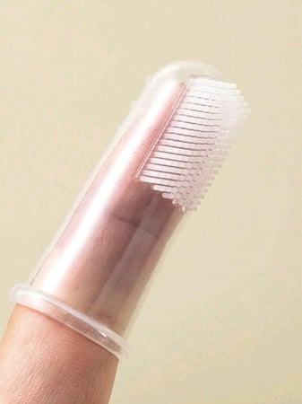 خمس قطع أصابع فرشاة تنظيف الأسنان للقطط والكلاب