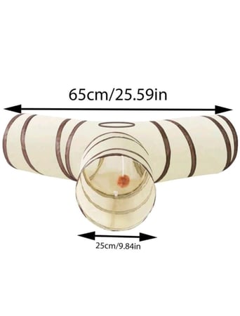 لعبة نفق قطط قابل للطي والفك شكلY