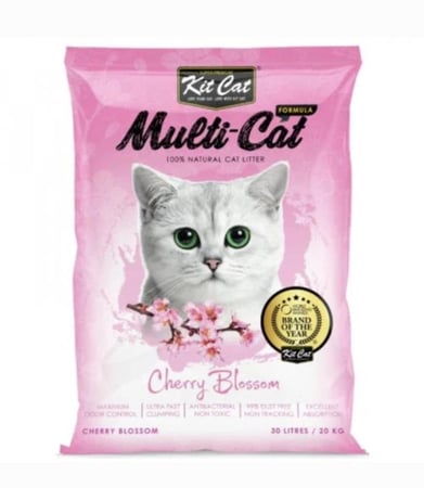 رمل قطط كت كات زهرة الكرز 10 لتر