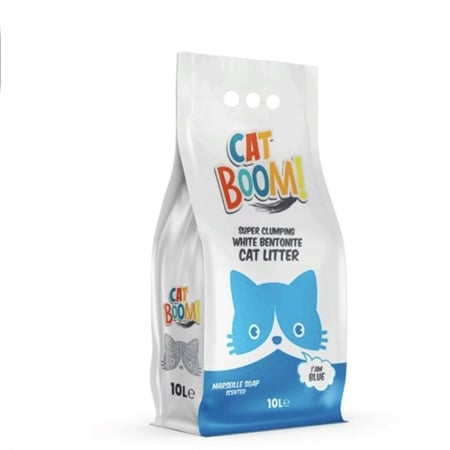 رمل قطط كات بوم برائحة صابون مرسيليا حجم 5 لتر