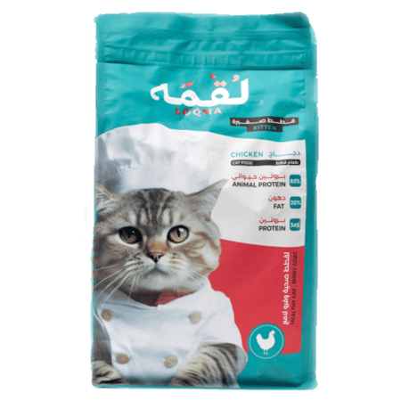 لقمة طعام جاف للقطط الصغيرة بنكهة الدجاج 1.5 كجم