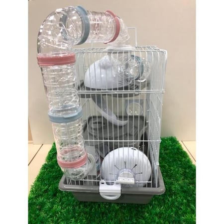 قفص هامستر دورين مع لعبة النفق متكامل