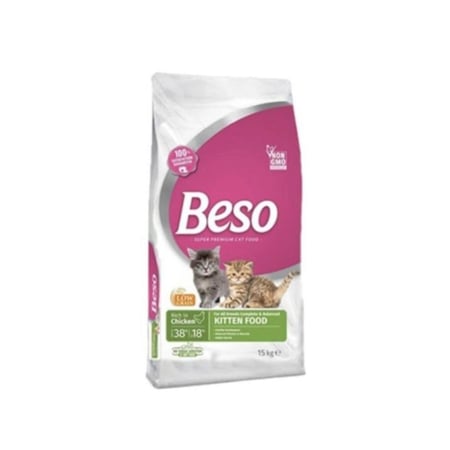 بيسو بنكهة الدجاج للقطط الصغيرة 15 كيلو