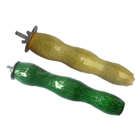 مجثم خشن مع مبرد للببغاوات الكبيرة