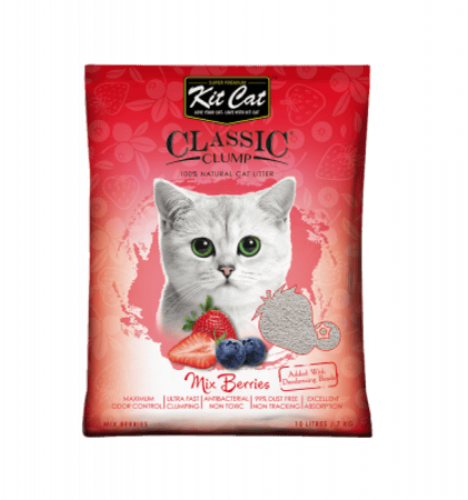 رمل قطط كت كات مزيج التوت 10 لتر