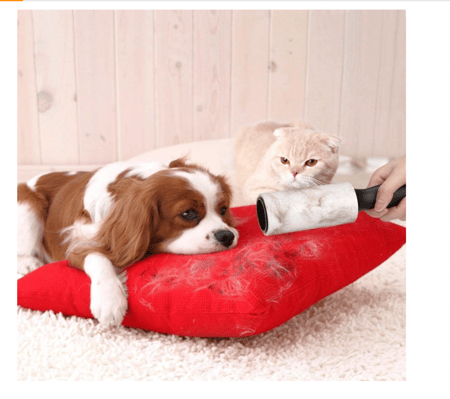 رول رول صغير لإزالة الشعر من الأثاث والملابس 30 ورقة ألوان متعددة