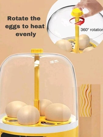 فقاسة منزلية سهلة الاستخدام سعة 7 بيضات