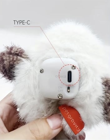 لعبة قطط كهربائية تفاعلية الطائر الأبيض