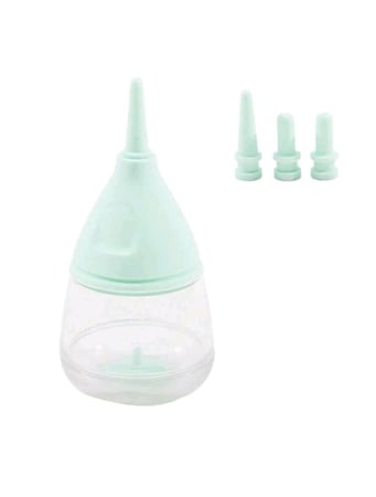 رضاعة زجاجية مضادة للاختناق بتصميم متين