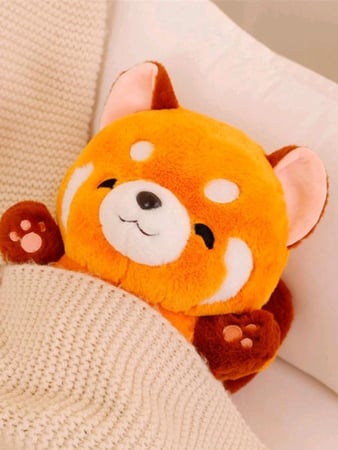 دمية الباندا الأحمر محشوة وناعمة