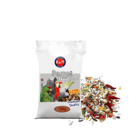 مشكل للببغاوات الكبيرة تعبئة كيس شفاف 1 كيلو