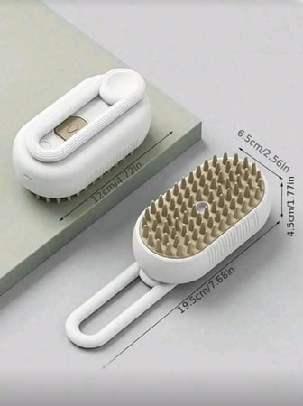 مشط بخار 3 في 1 للعناية اليومية بالشعر والفرو