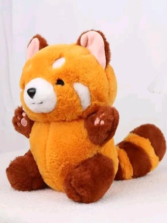 دمية الباندا الأحمر محشوة وناعمة