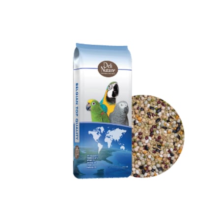 خليط منقوع بلجيكي للطيور من شركة دايلي نيتشرز تعبئة كيس شفاف 1 كيلو