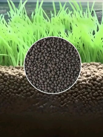 سماد أحواض الأسماك تعبئة كيس شفاف 1 كيلو