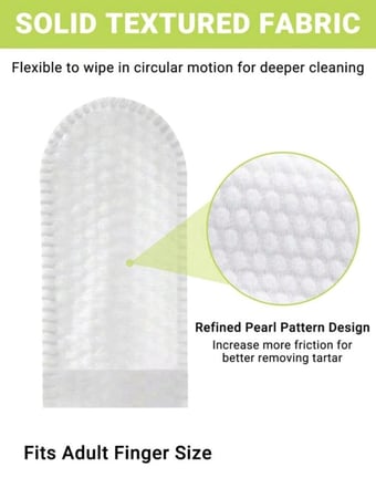 مناديل اصبع لتنظيف أسنان القطط والكلاب